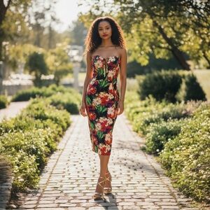 NWT Veronica Beard Saffron Floral Print Dress Size 6 $550